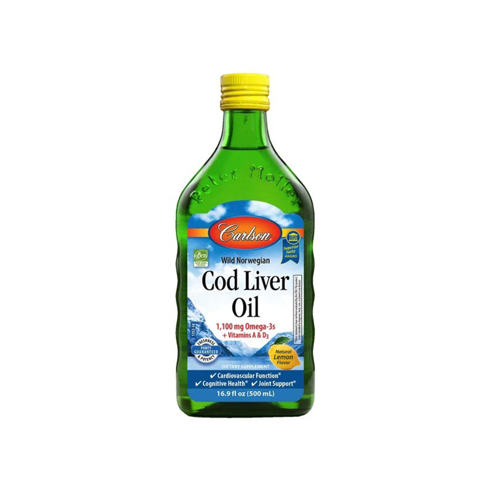 Cod Liver Oil Lemon 500ML 1100 MG