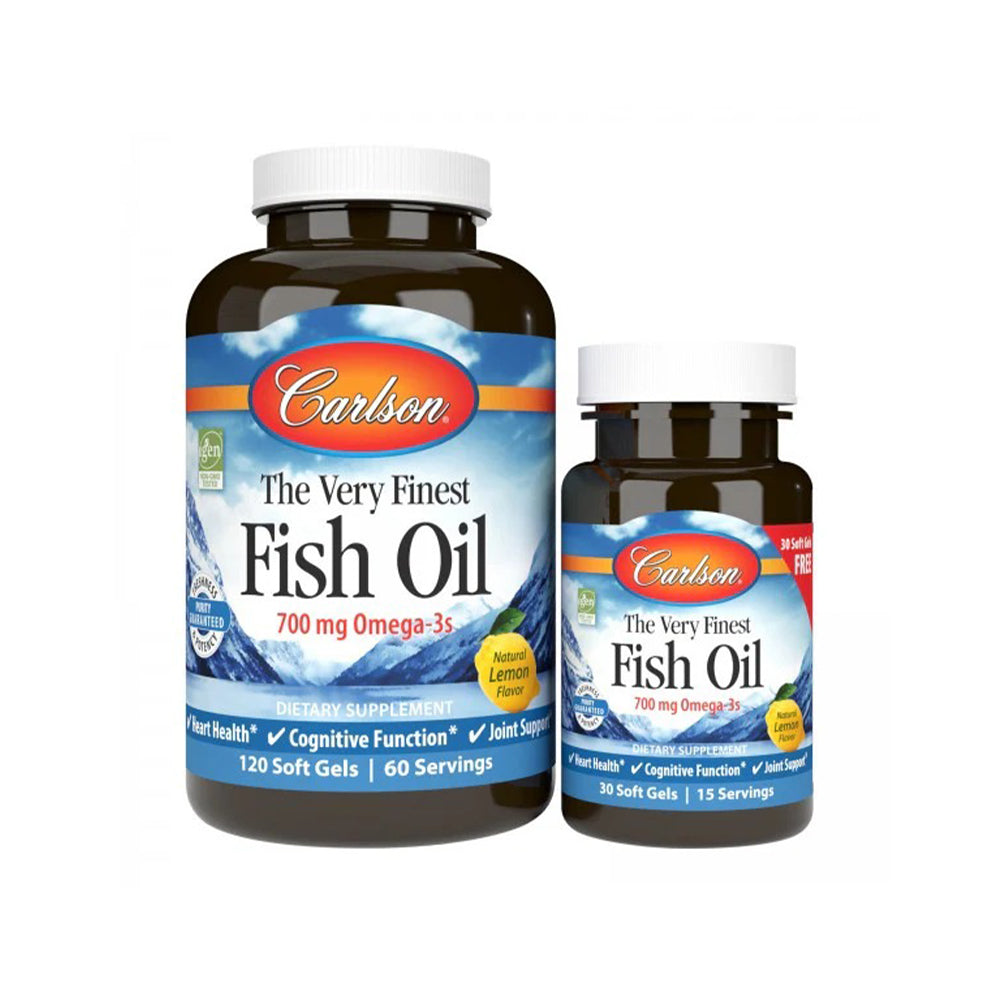 Very Finest Fish Oil Lemon 120+30 SG 150Soft Gel