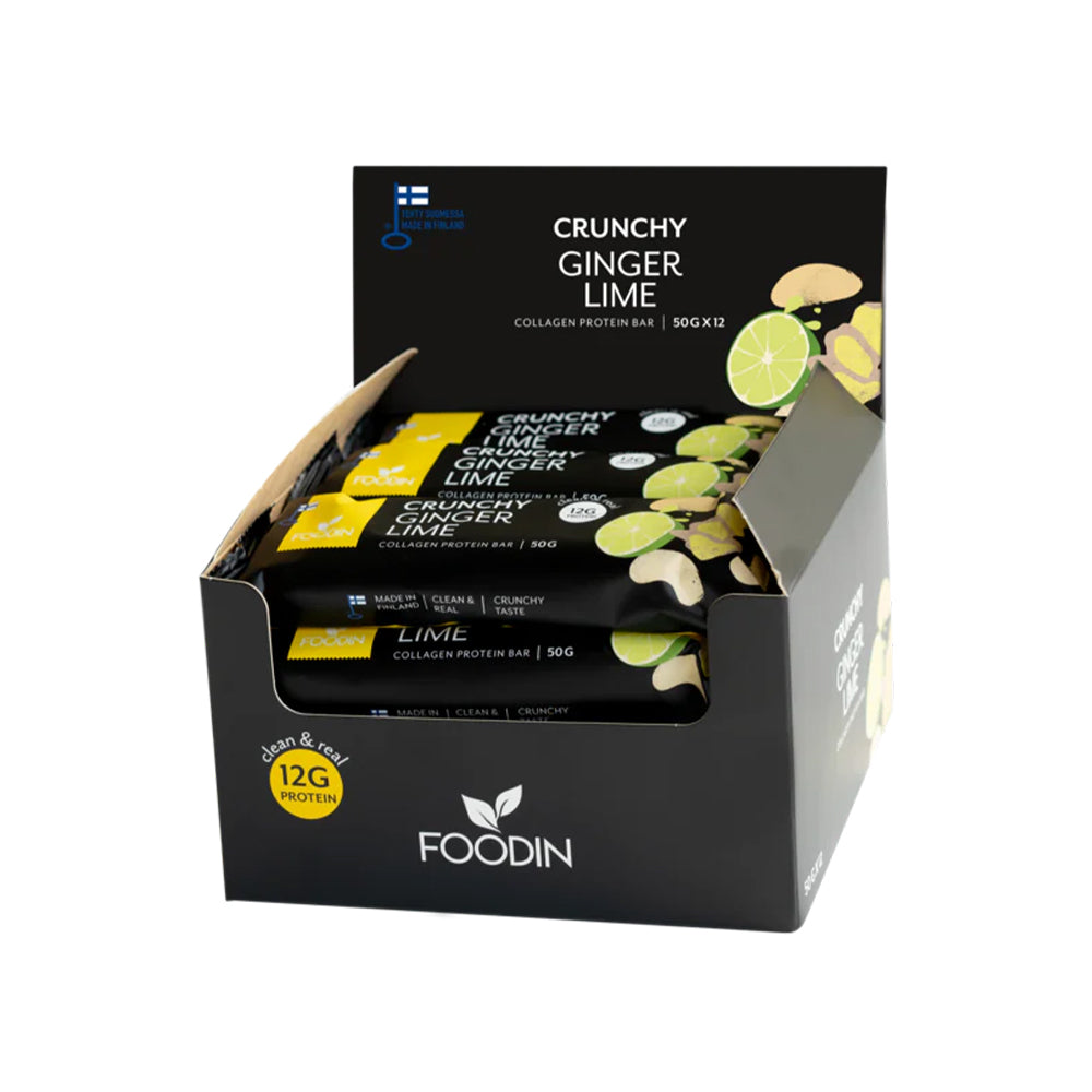 Crunchy Collagen Protein Bar Ginger Lime