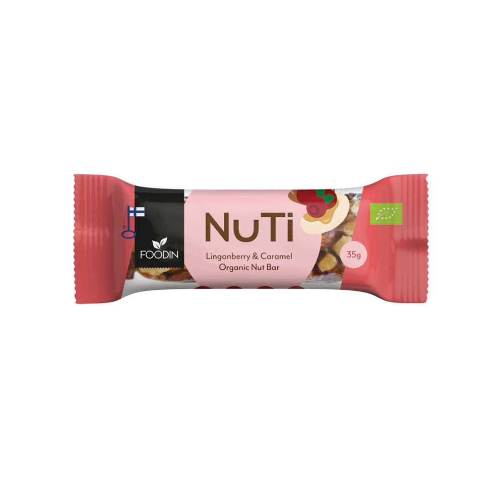 NUTI Lingonberry & Caramel, Luomu