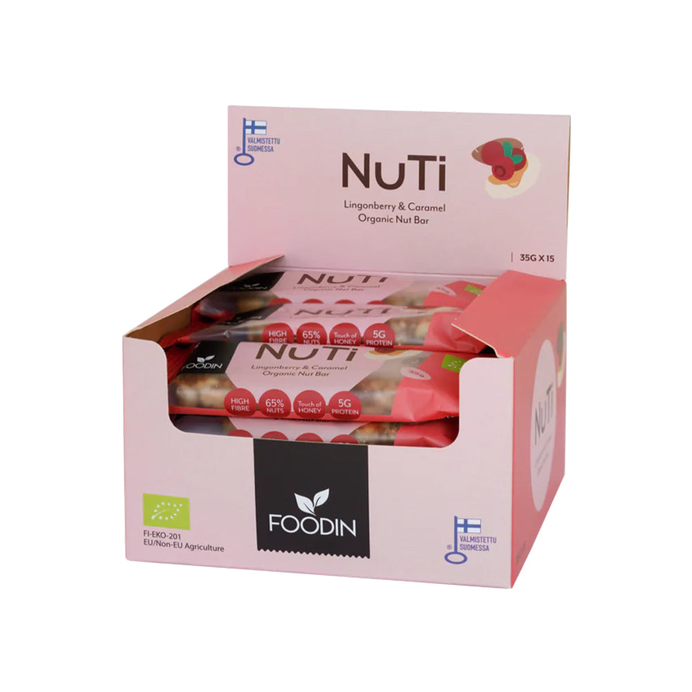 NUTI Lingonberry & Caramel, Luomu