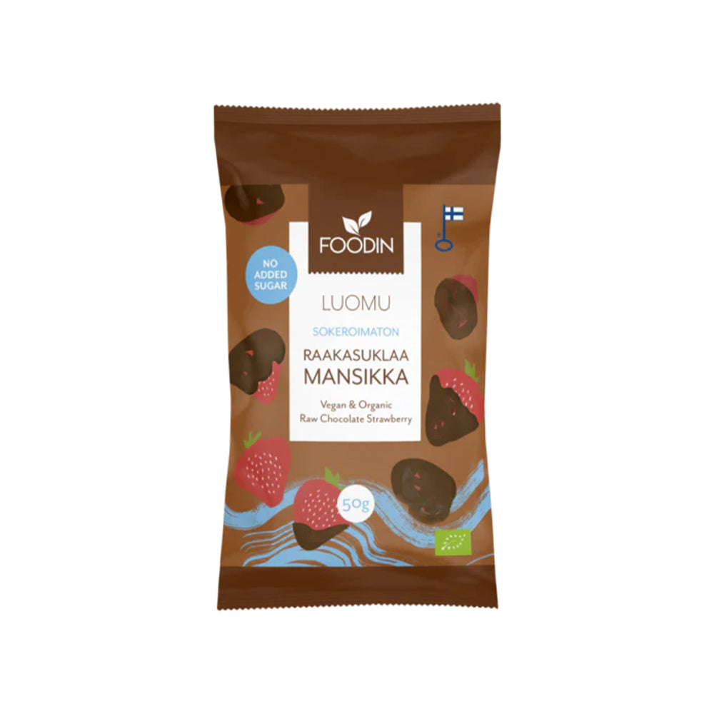 Organic Raw Chocolate No Added Sugar Strawberry