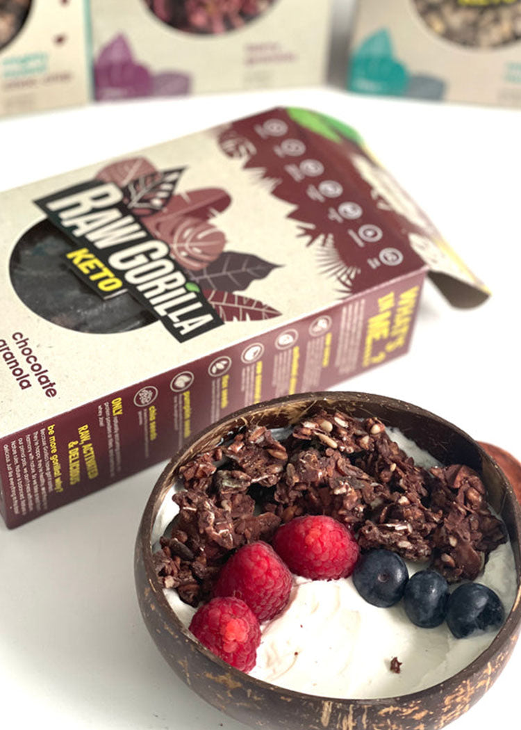 Keto Organic Chocolate Granola Breakfast