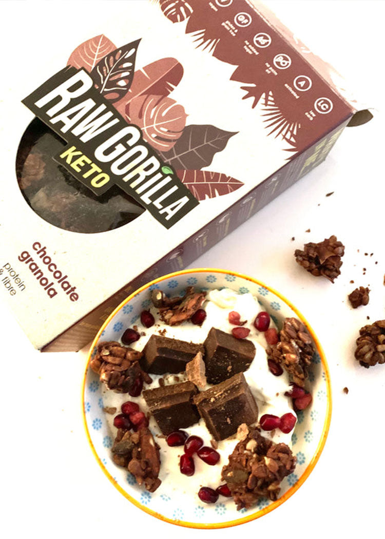 Keto Organic Chocolate Granola Breakfast