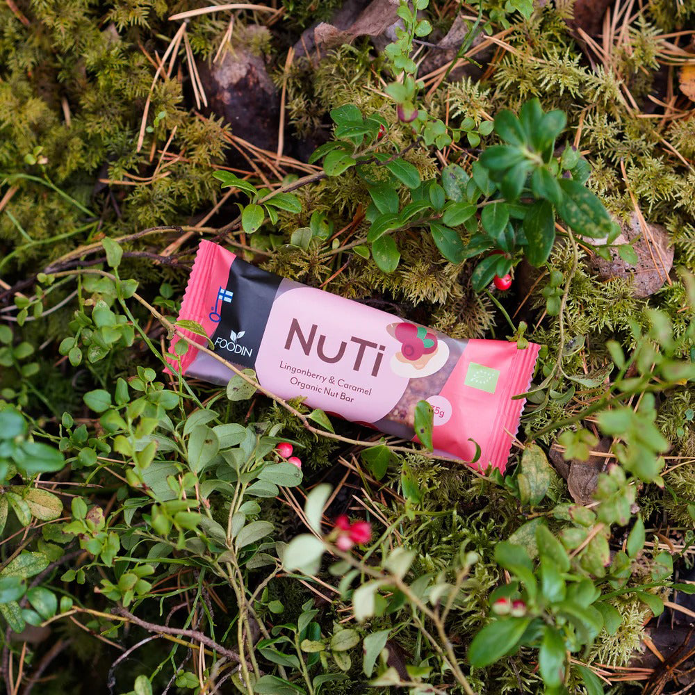 NUTI Lingonberry & Caramel, Luomu