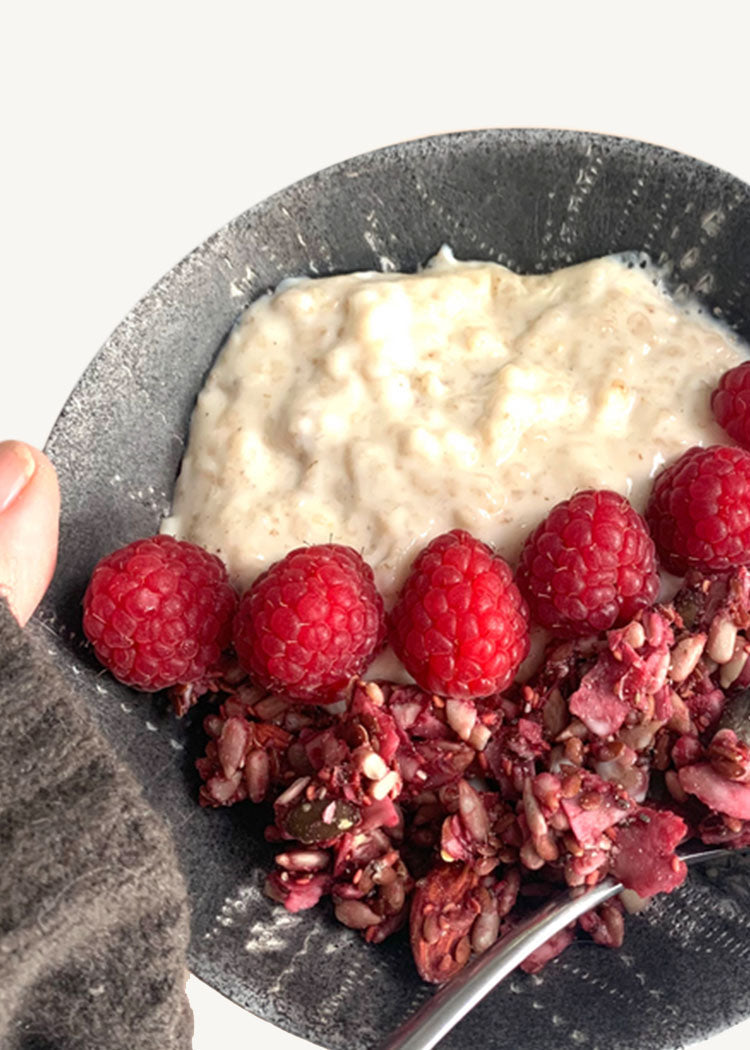 Keto Organic Berry Granola Breakfast