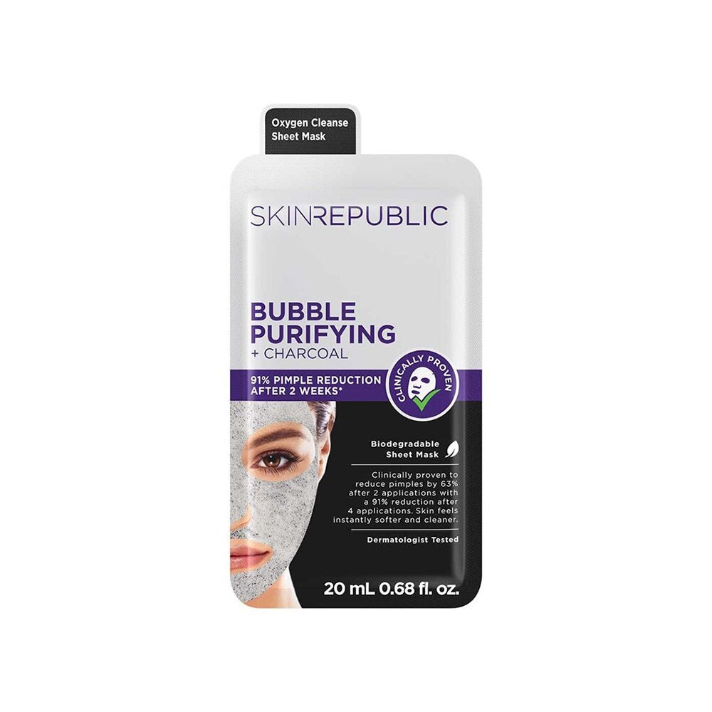 Bubble Purifying & Charcoal Face Sheet Mask